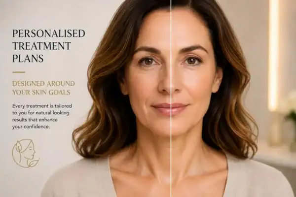 Before and after results of Collagen Lift Therapy Dartford